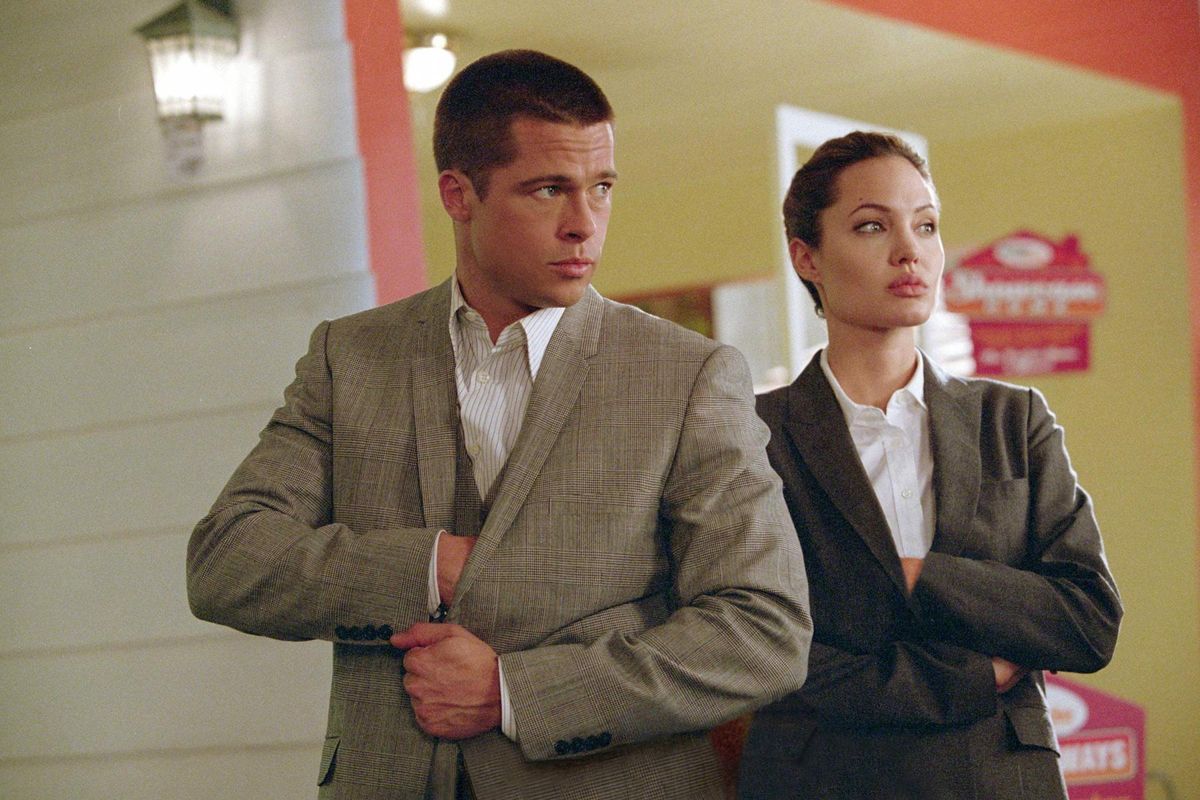 Brad Pitt y Angelina Jolie se conocieron grabando Brad Pitt y Angelina Jolie se conocieron grabando