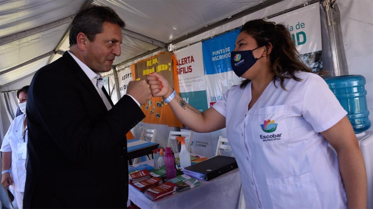 Sergio Massa se reunió con industriales y productores de Escobar.