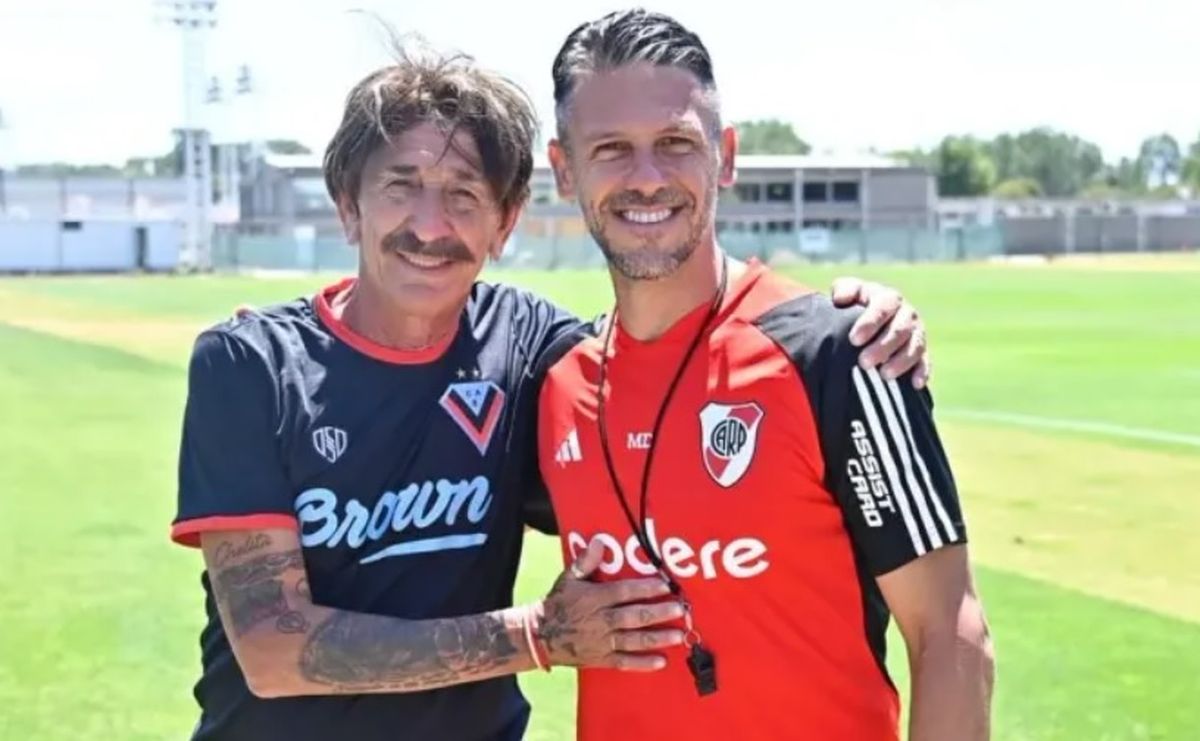 Pablo Vicó jugó amistosos contra el River de Demichelis.