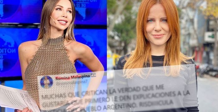 Agustina Kampfer destrozó a Romina Malaspina: Está ahí porque está buena