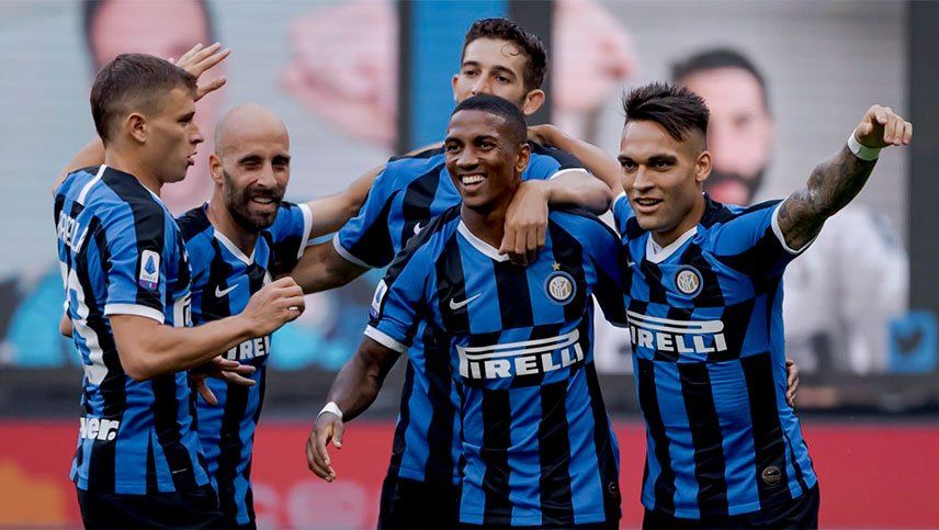 Inter aplastó al Brescia por 6 a 0 y Lautaro no pudo marcar