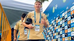Santino Andino fue convocado en la Selección Sub 20 que dirige Placente.
