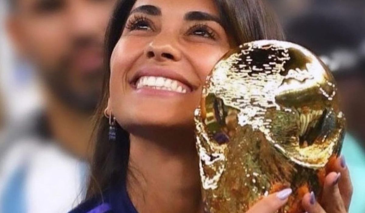 Antonela celebró el primer aniversario del Mundial de Qatar