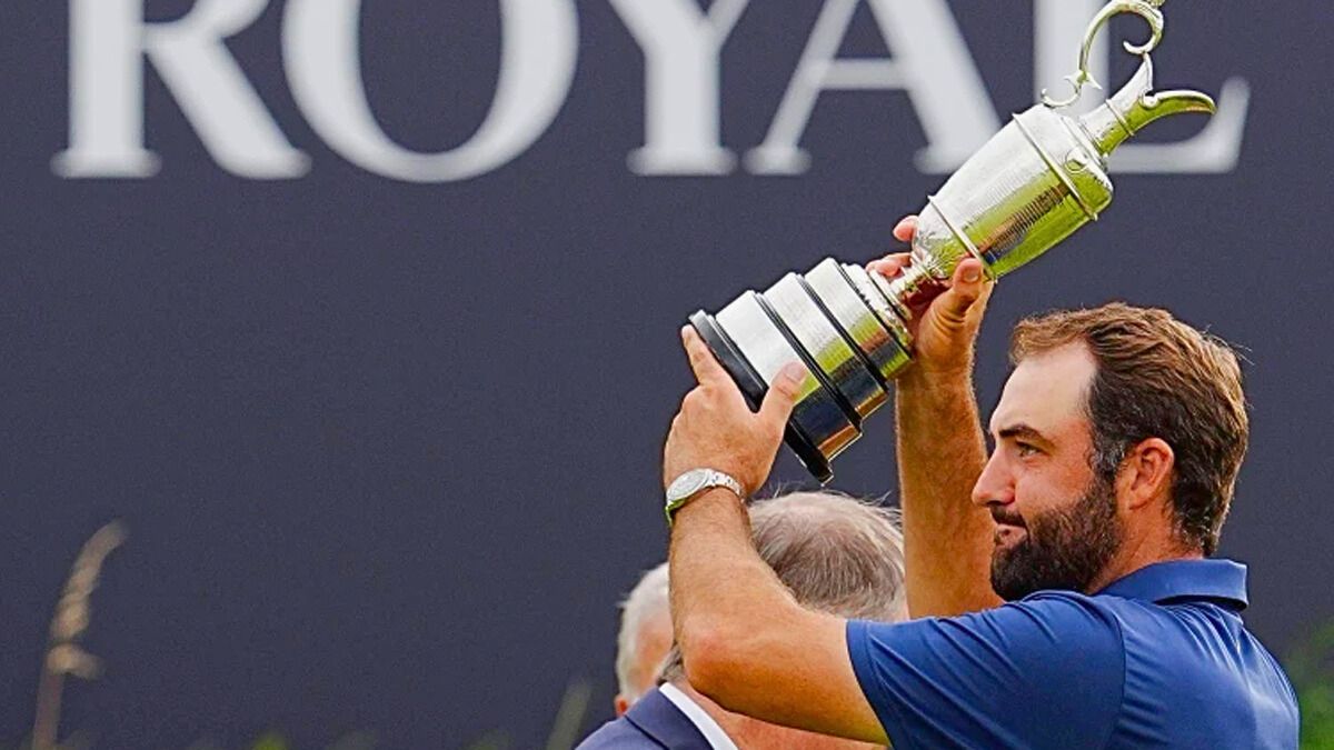 Scheffler se llevó la Claret Jug.