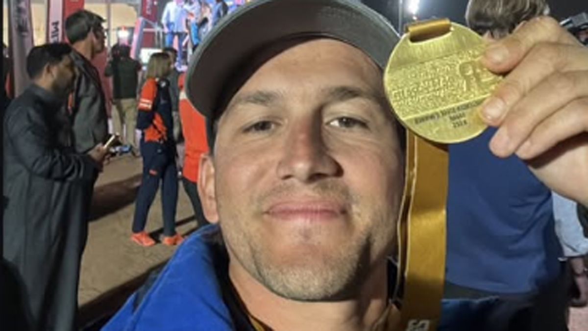 Bruno Jacomy, tras ganar la etapa 2 del Rally Dakar: 