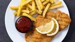 Milanesa, uno de los platos preferidos de la Argentina.