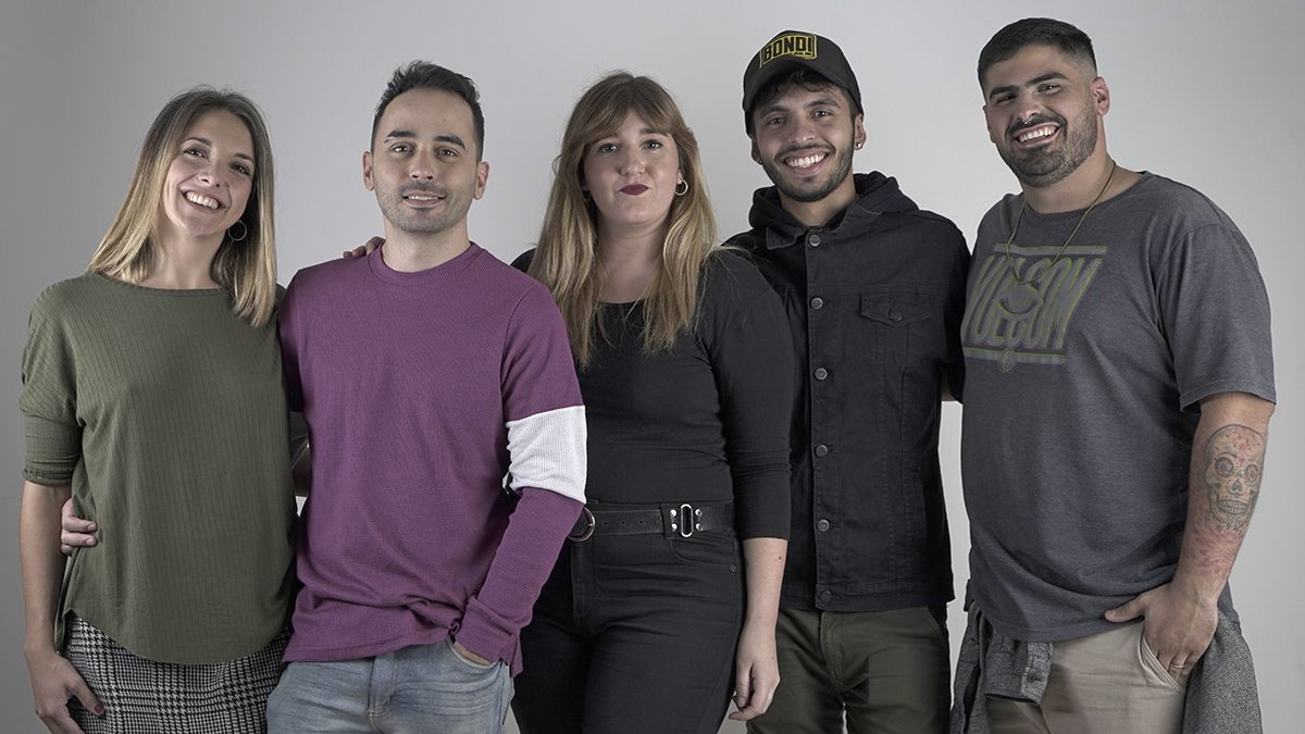 Angelina Benito, Martin Chamorro, Celina Cicchitti, Franco Redolfo e Ivan Sartorotti.