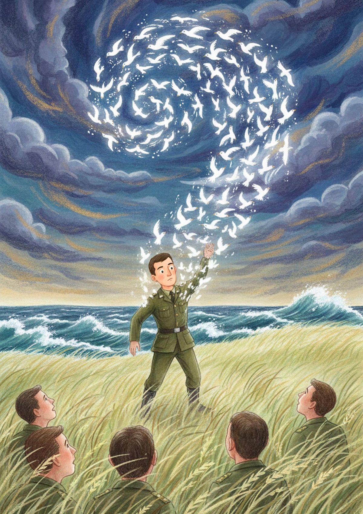 Una de las ilustraciones que forman parte del libro que será presentado este miércoles en el auditorio de la UC. Una de las ilustraciones que forman parte del libro que será presentado este miércoles en el auditorio de la UC.