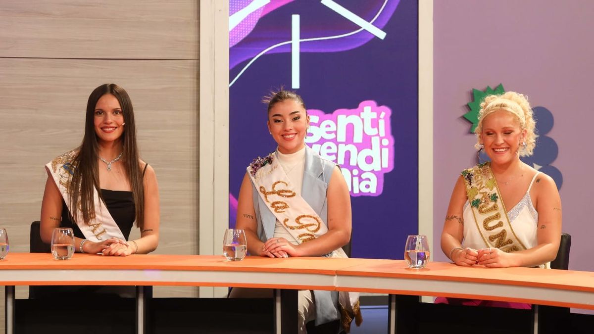 Las reinas departamentales de la Vendimia 2025 se presentaron en bloques de a 3 por la pantalla de El Siete. Las reinas departamentales de la Vendimia 2025 se presentaron en bloques de a 3 por la pantalla de El Siete.