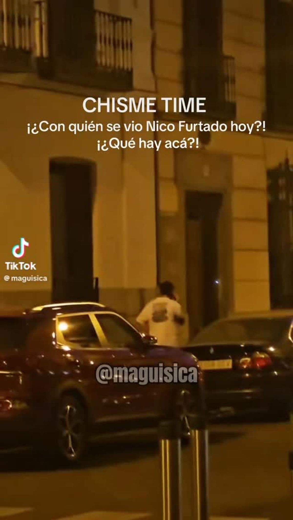 El llamativo video de Nico Furtado y Stefi Roitman en la capital española. El llamativo video de Nico Furtado y Stefi Roitman en la capital española.