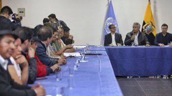 El presidente de Ecuador dijo que reemplazará el decreto de ajuste económico