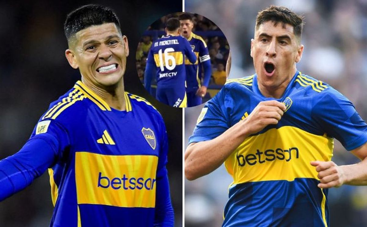 Antes del cuarto penal los jugadores de Boca dialogaron.