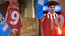 Los hinchas del Atlético de Madrid estallaron contra Julián Álvarez. Los hinchas del Atlético de Madrid estallaron contra Julián Álvarez.