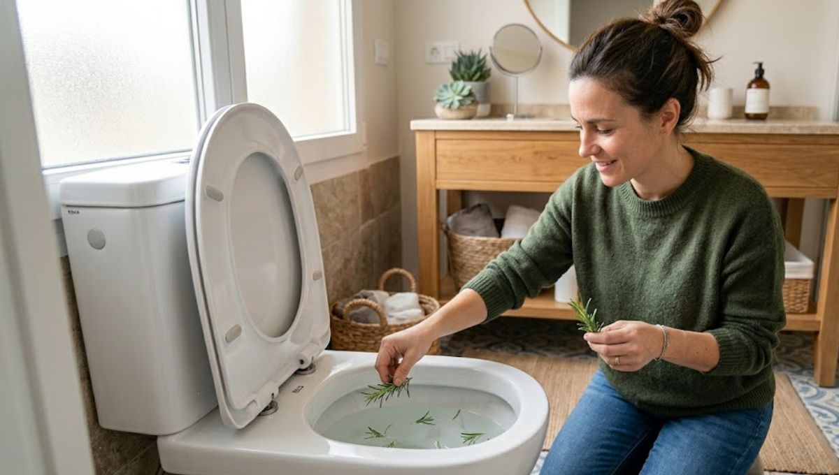 Las ramas de romero pueden ser altamente efectivas en tu baño.&nbsp;