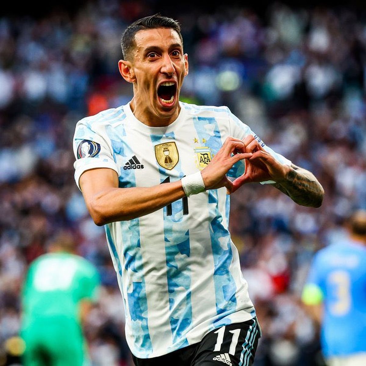 Di María, uno de los héroes del triunfo de Wembley