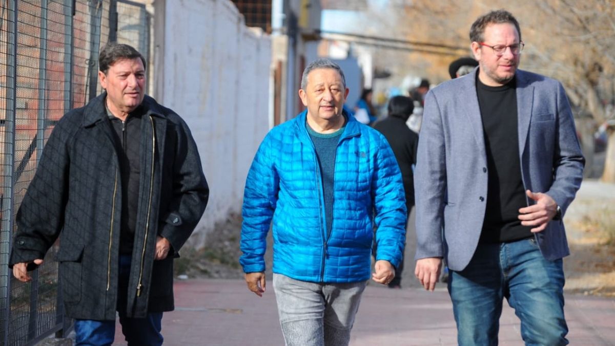 Omar Parisi, Celso Jaque y Lucas Ilardo.