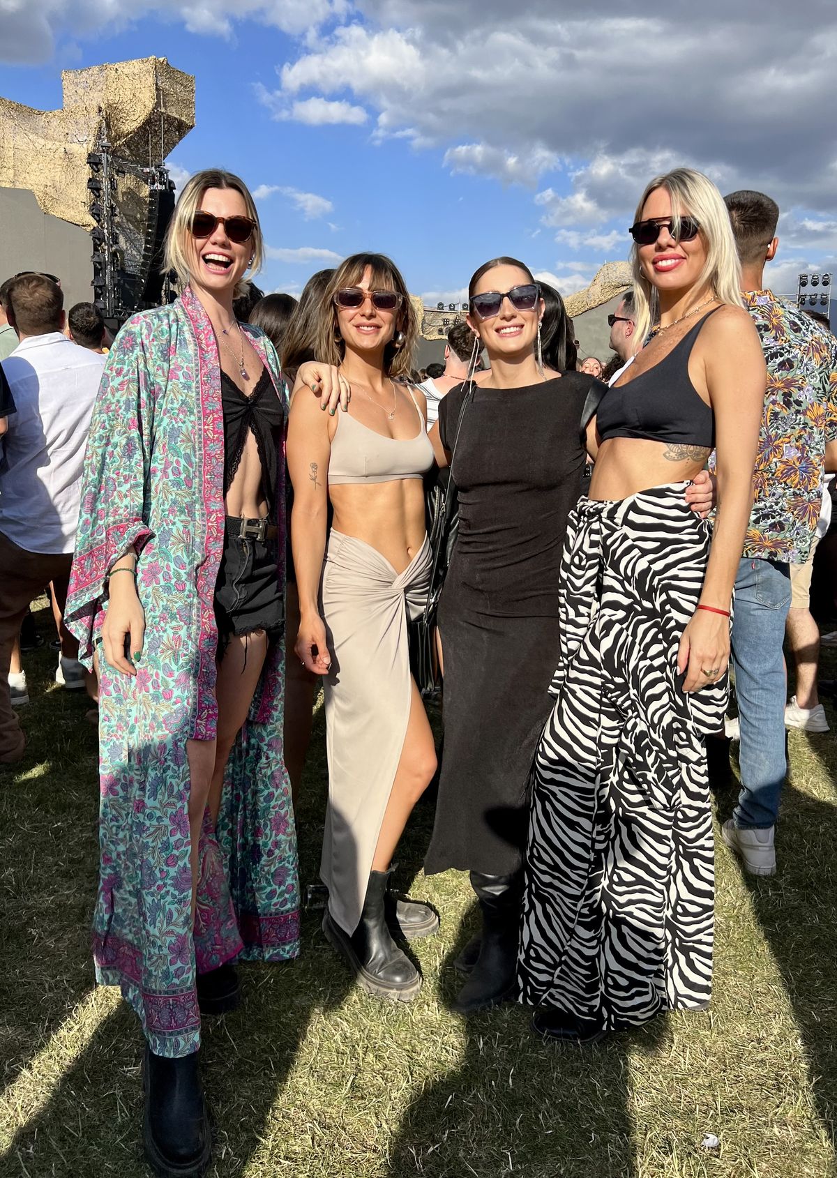 Fanáticos de todo el mundo vibraron con el show de Cattaneo ante un paisaje imponente.