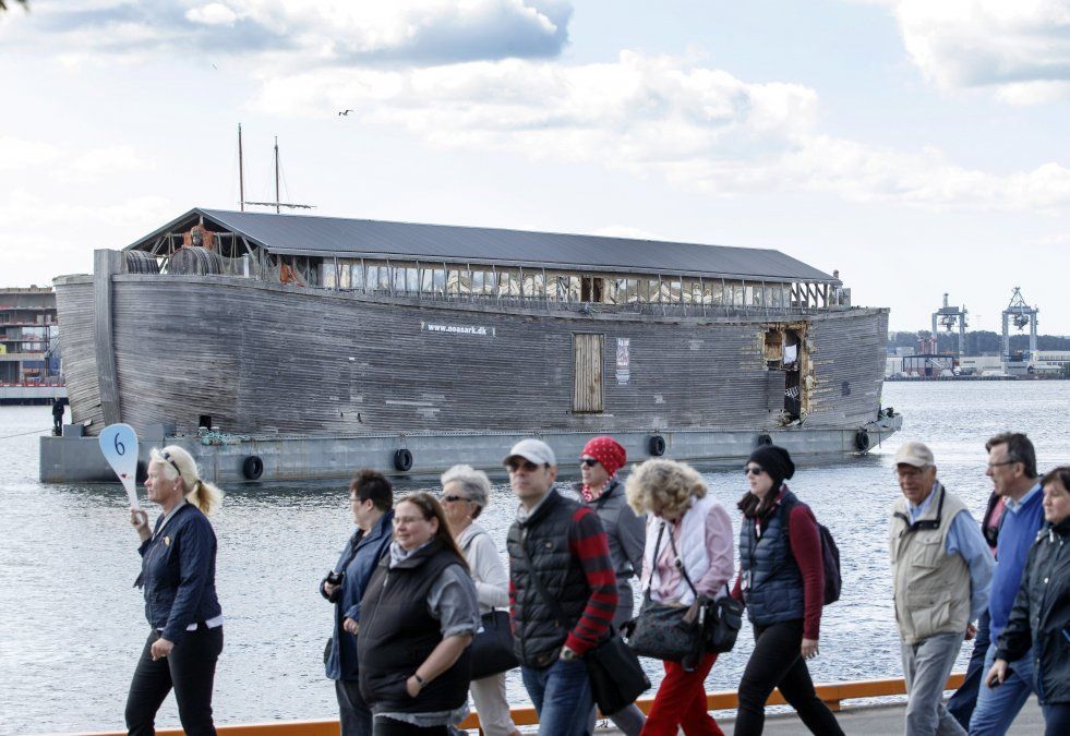 El Arca de Noé chocó con un barco anclado en el puerto de Oslo