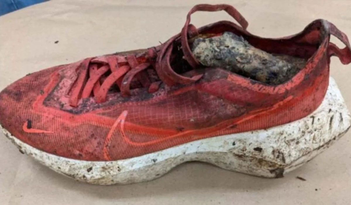 Terror y misterio: el FBI busca identificar a la dueña de un pie encontrado dentro de una zapatilla roja
