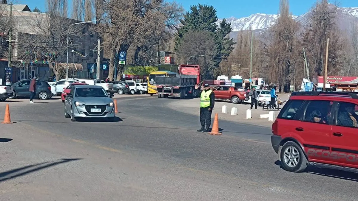 Parte del pueblo de Uspallata tiene luz por el abastecimiento de una vieja usina.