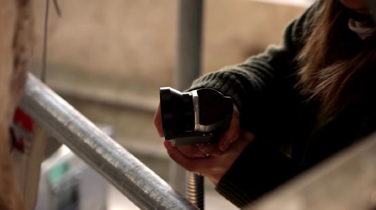 El láser utilizado para limpiar la columna milenaria. El láser utilizado para limpiar la columna milenaria.