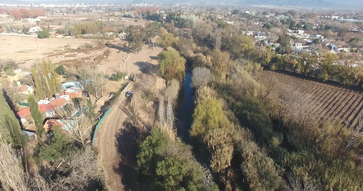 Avanza la obra del nuevo Parque Costero de Guaymallén.