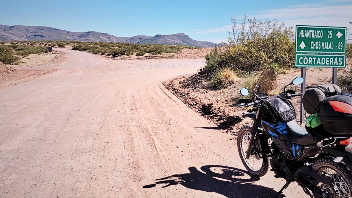 Ruta Las Cortaderas en Neuquén (Gentileza Wikiloc). Ruta Las Cortaderas en Neuquén (Gentileza Wikiloc).