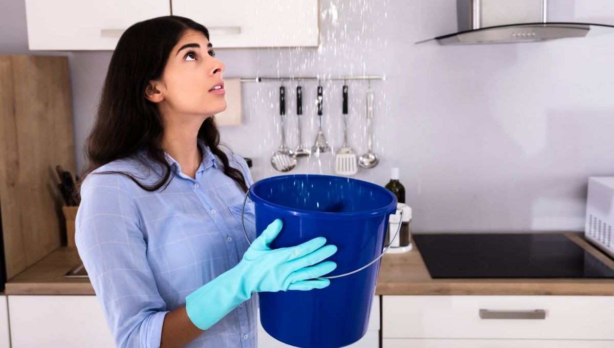 Puedes eliminar las goteras del techo con una sencilla mezcla