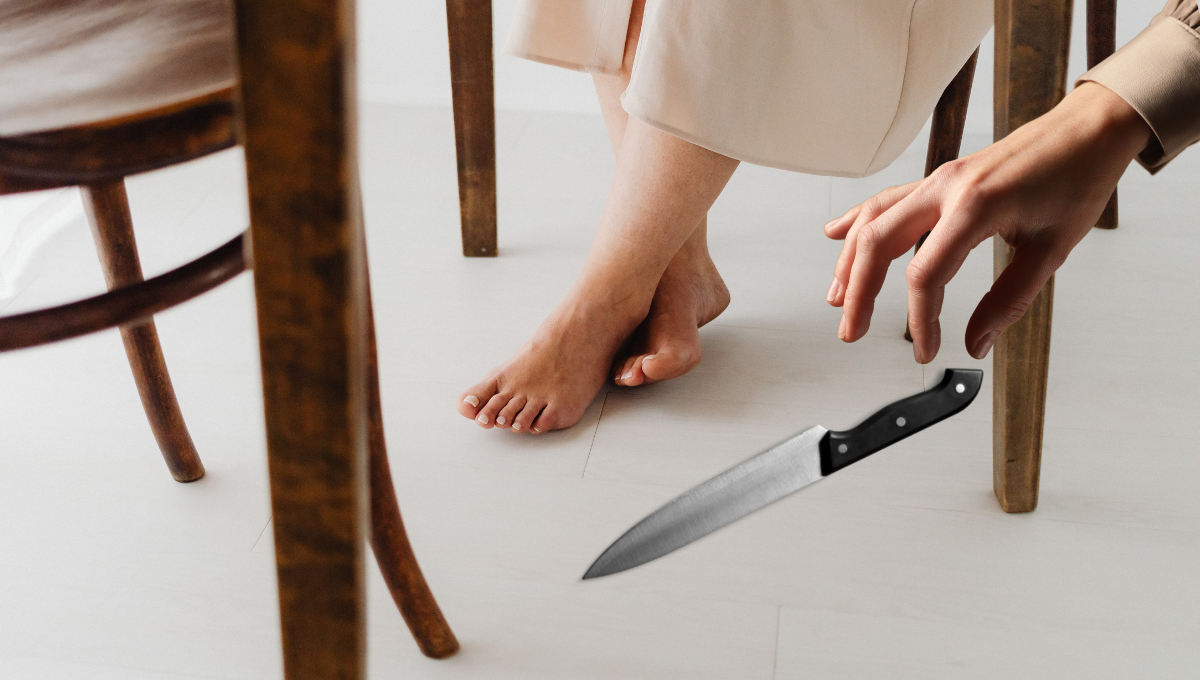 ¿Qué significa que se te caigan los cubiertos al piso?