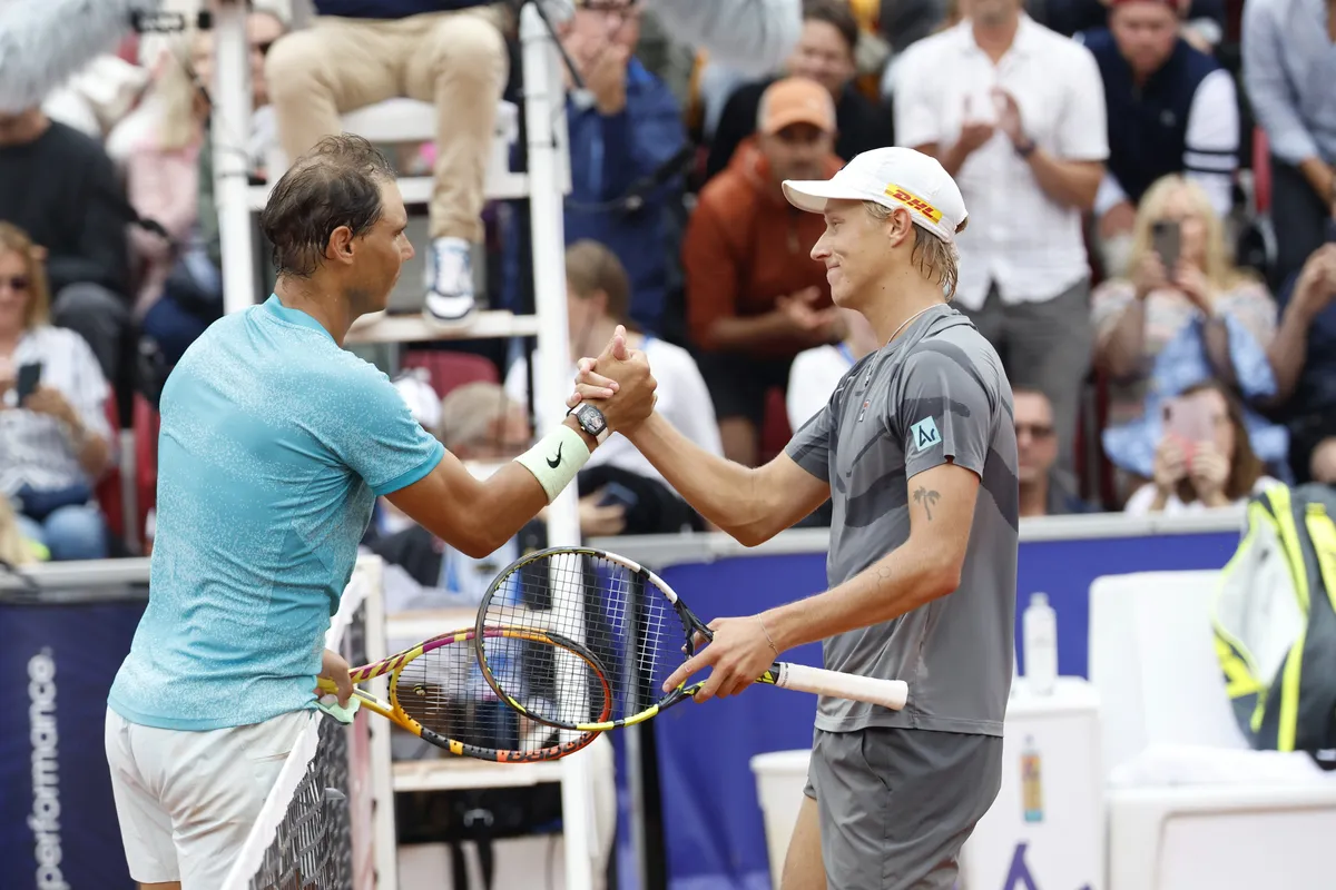 Rafael Nadal super&oacute; a Leo Borg, el hijo del gran Bjorn Borg.