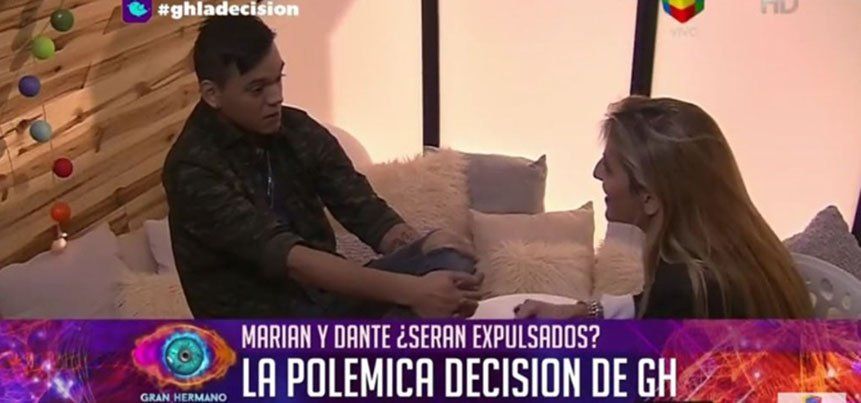 Marian y Brian se vieron cara a cara en el Ático de Gran Hermano