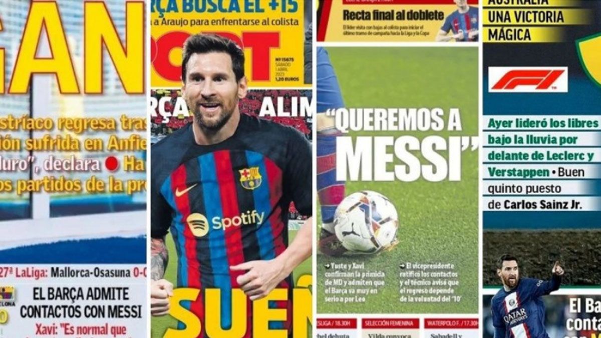 Lionel Messi fue tapa de los diarios tras su pase al Inter Miami.