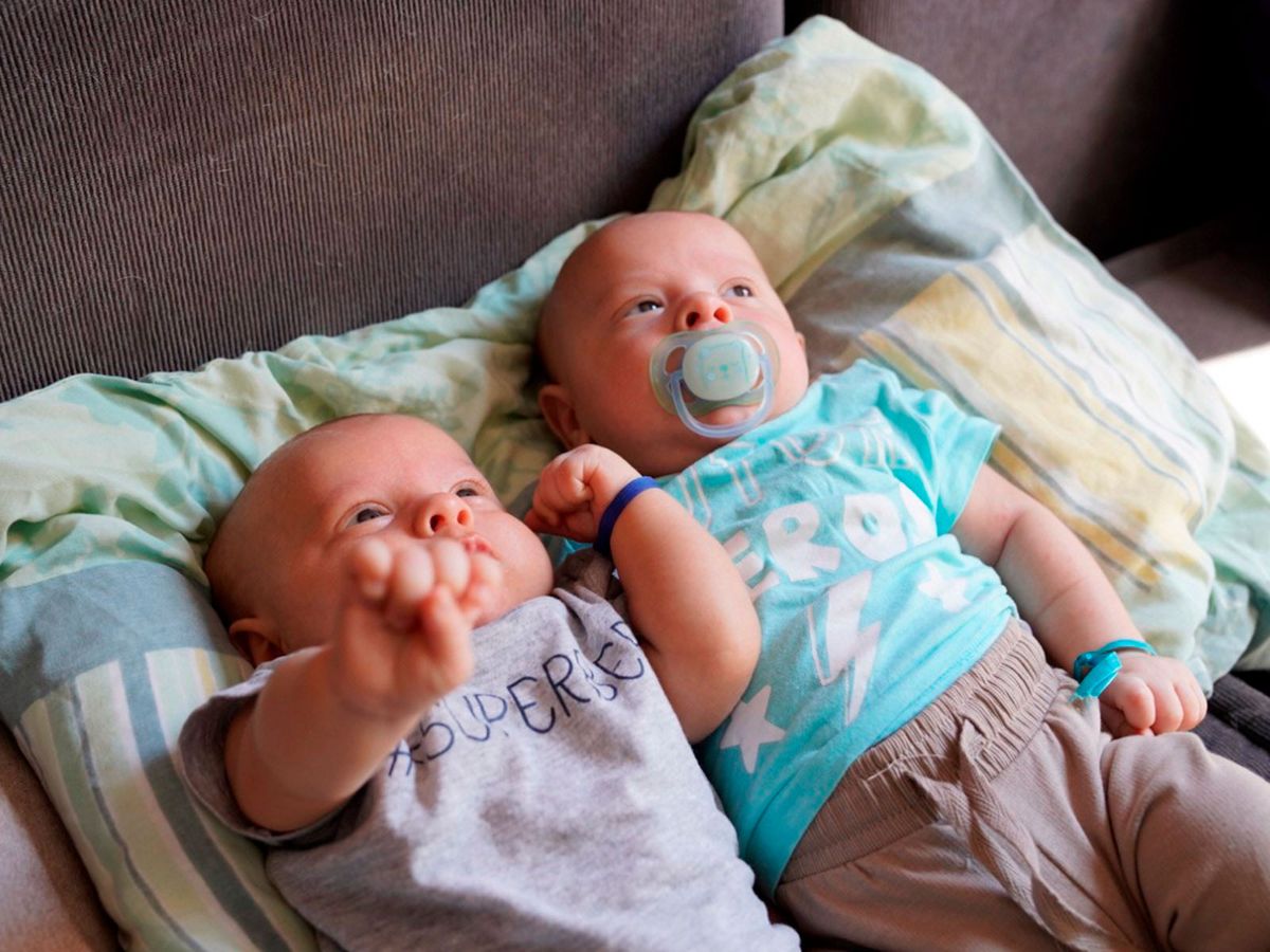 Lorenzo y Valentín nacieron el 6 de enero pasado y se volvieron muy virales.