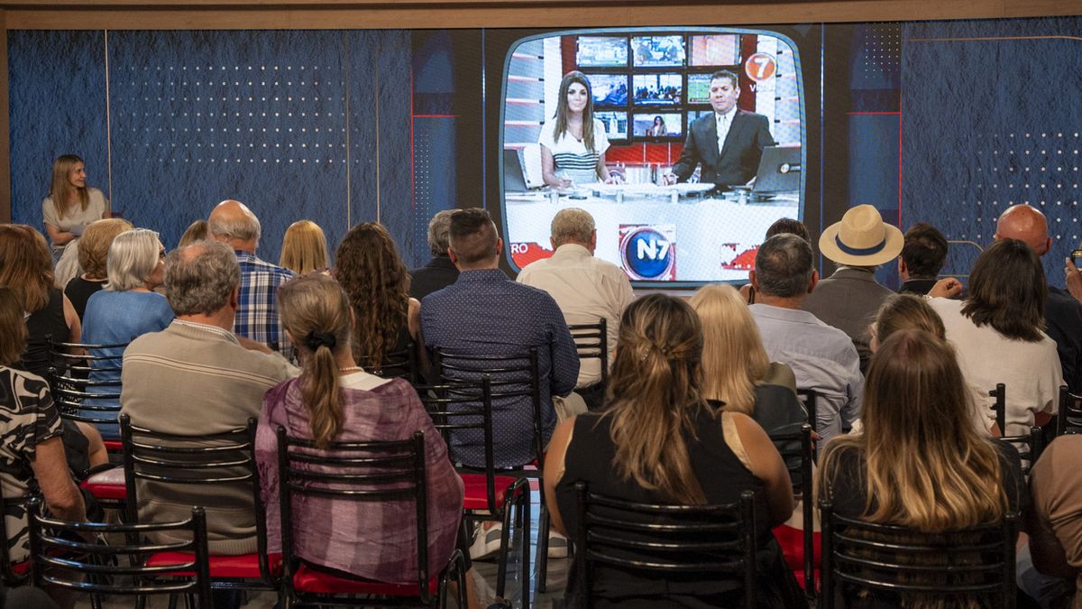 La historia de Canal 7 proyectada en un video.