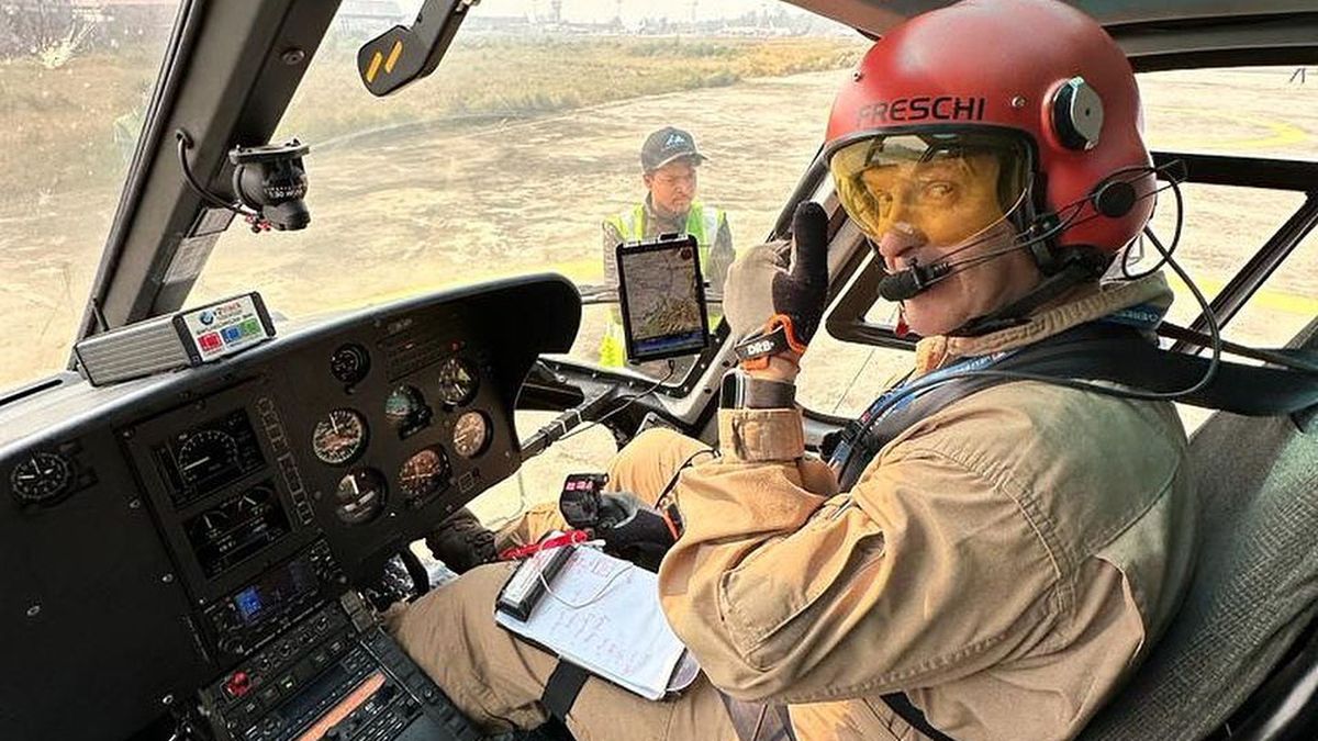 Horacio pedro Freschi, El Duro, es el experimentado piloto que trabaja en rescates en el Parque Aconcagua. Horacio pedro Freschi, El Duro, es el experimentado piloto que trabaja en rescates en el Parque Aconcagua.