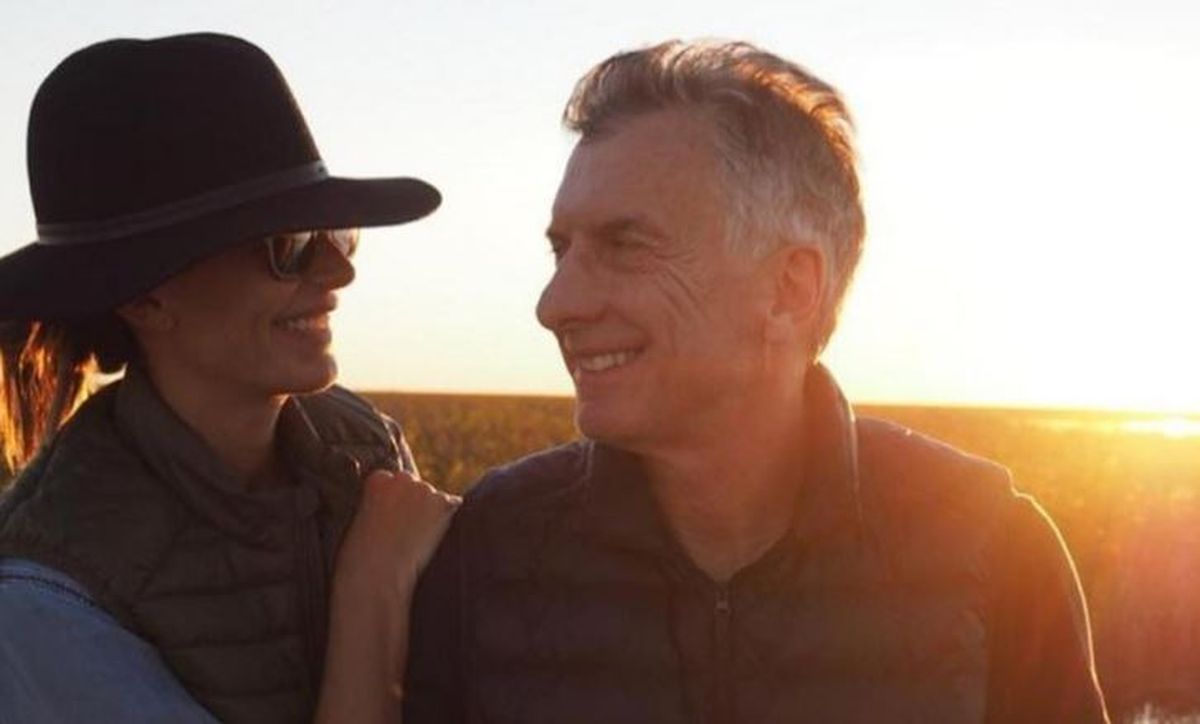 Mauricio Macri y Juliana Awada separados.