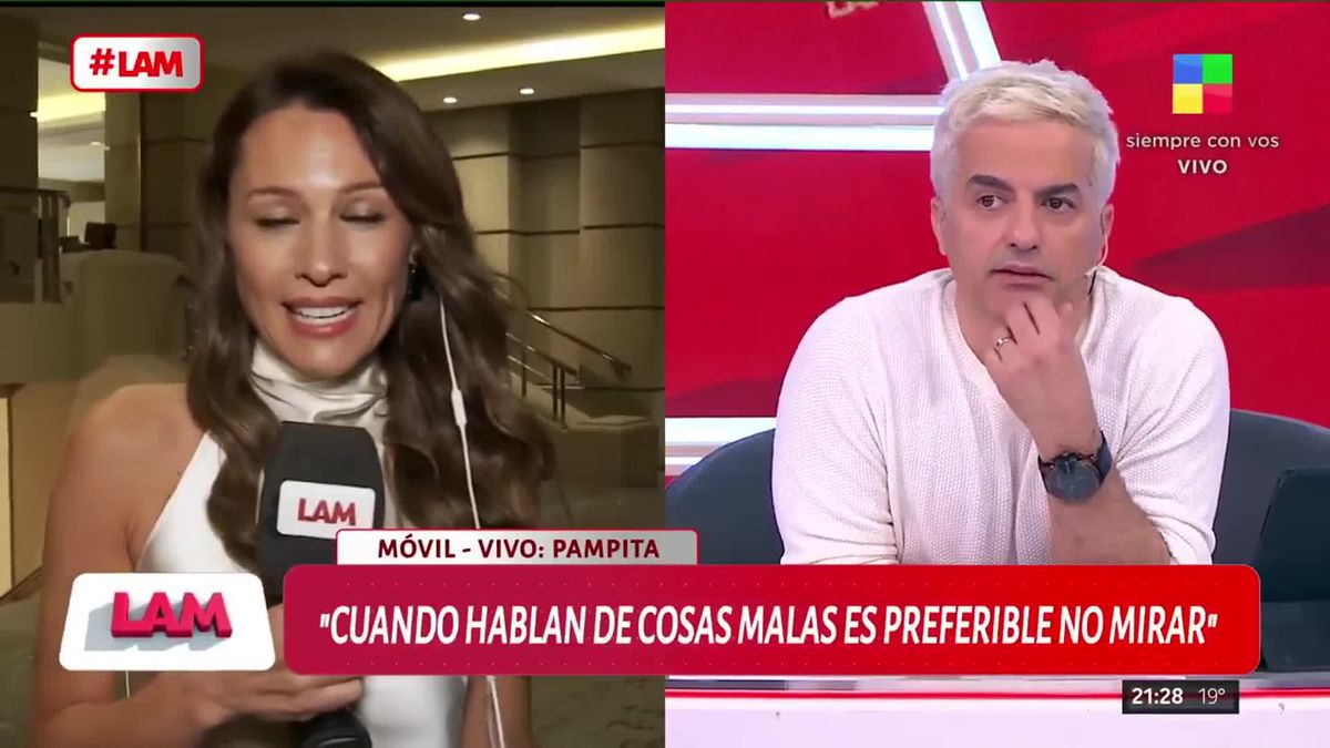 Pampita habl&oacute; de la pol&eacute;mica de la China Su&aacute;rez con los streaming.