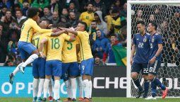 Neymar y compañía se lucieron ante un pobre Japón