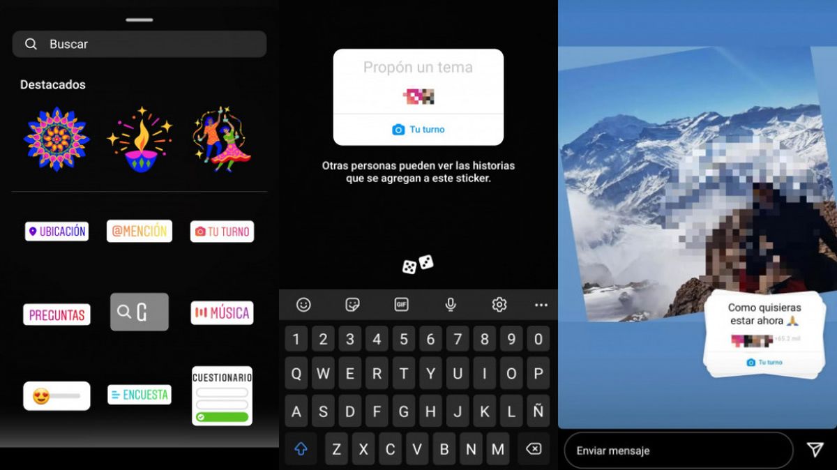 Instagram cómo activar el nuevo sticker Tu turno