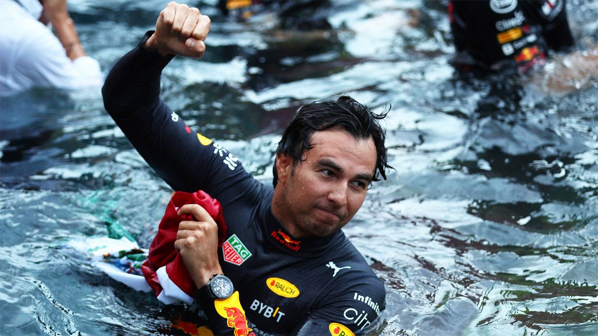 Checo Pérez (Red Bull) le dio una alegría inmensa a todo México