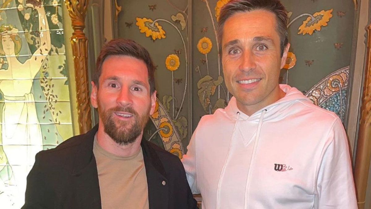 Messi y Belasteguín: el encuentro entre dos número uno