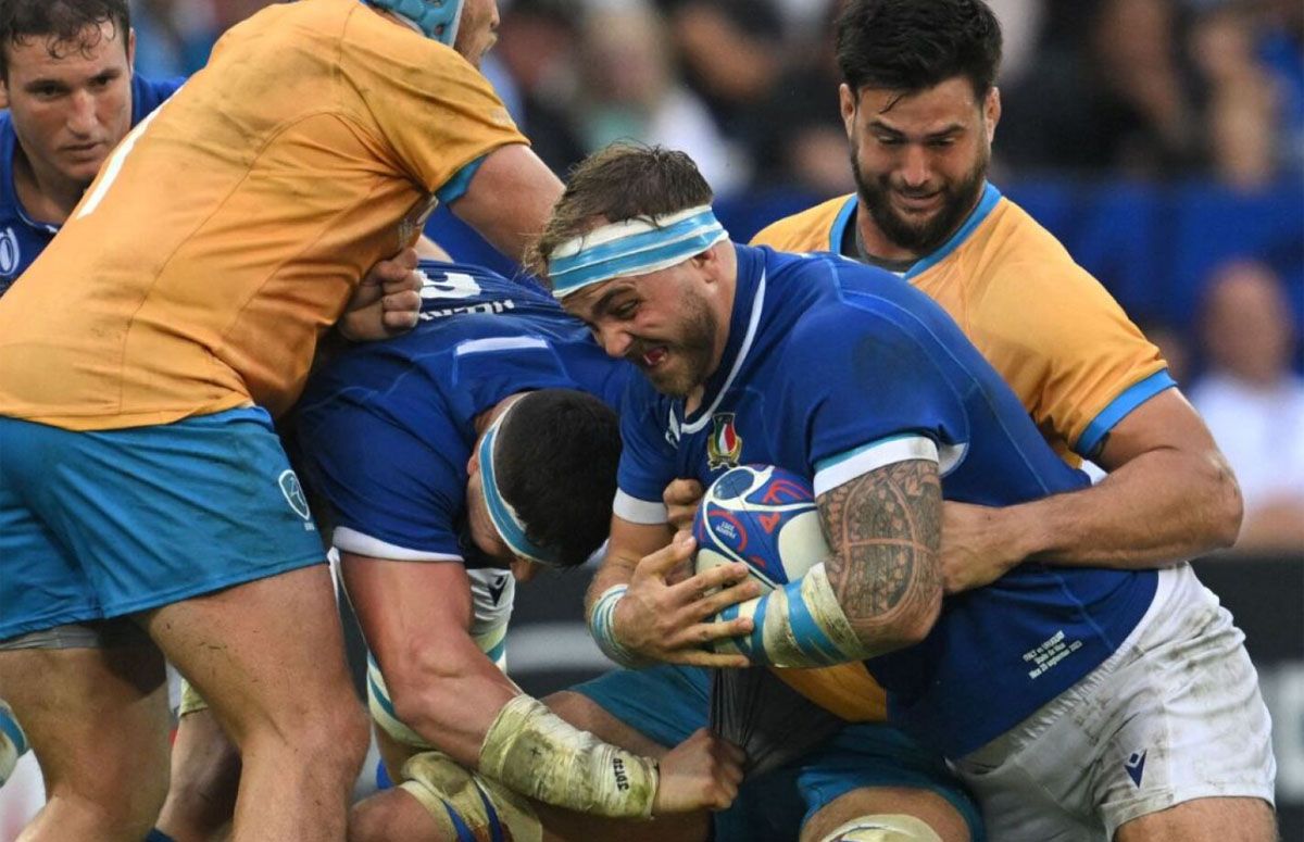 Italia impuso su mayor potencia y es el líder transitorio del Grupo A Italia impuso su mayor potencia y es el líder transitorio del Grupo A