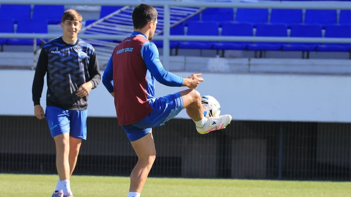Godoy Cruz entrenó en el Feliciano Gambarte.