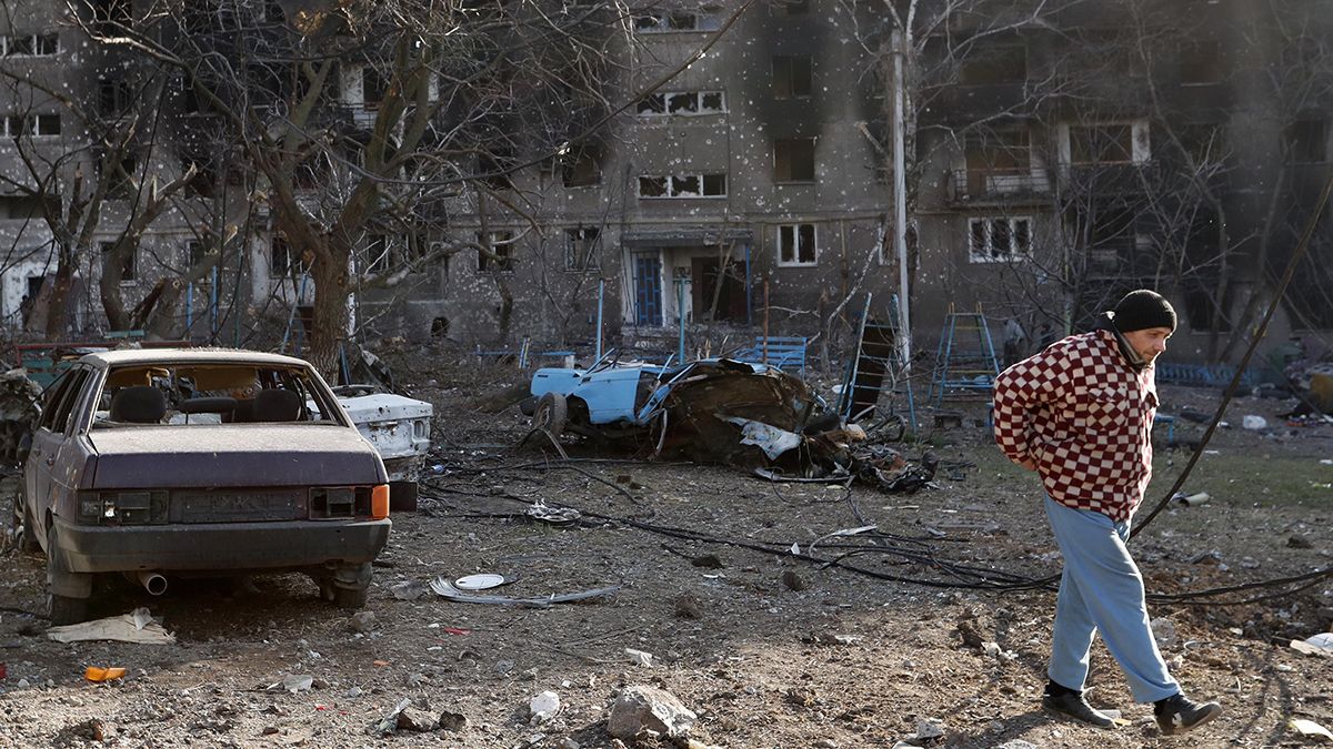 Así lucen algunas zonas de Mariupol tras los bombardeos de las fuerzas rusas. El conflicto Rusia - Ucrania va en ascenso y parece no tener fin.
