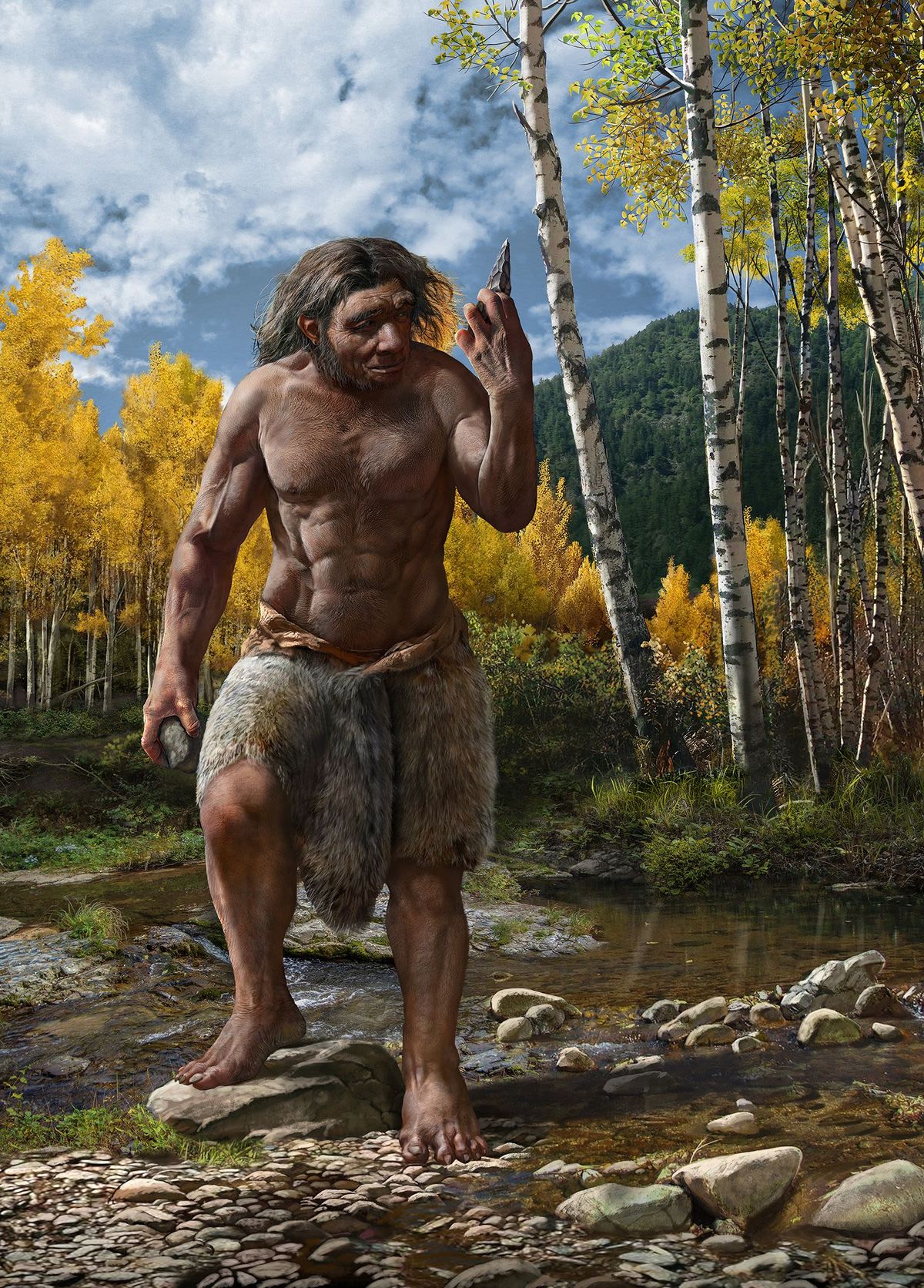 Así era el elusivo "hombre dragón", según los científicos. Así era el elusivo "hombre dragón", según los científicos.