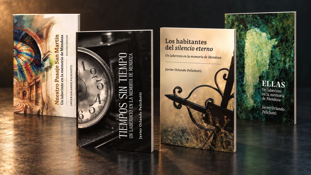 Los cuatro libros de Orlando Pelichotti que serán presentados este viernes 25. Los cuatro libros de Orlando Pelichotti que serán presentados este viernes 25.