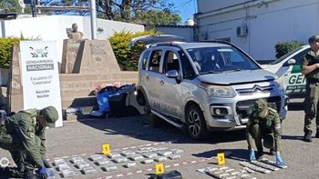 Se puso nervioso en un control y le descubrieron casi 40 kilos de cocaína que traía a Mendoza