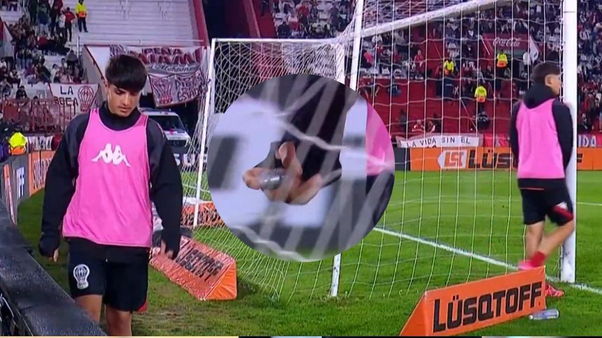 El arquero denunció a los alcanzapelotas.