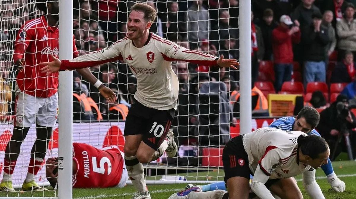 Alexis Mac Allister se convirtió en héroe en el triunfo del Liverpool con un gol agónico