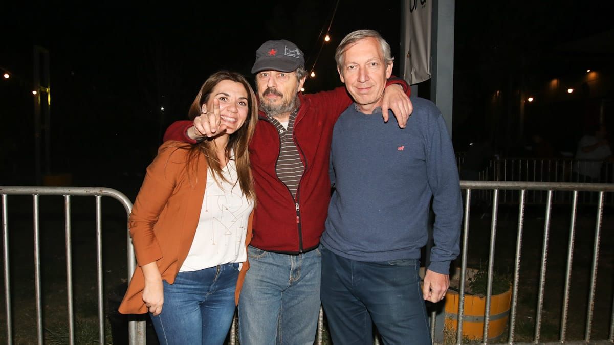 Noelia Nieto, Andrés Gabrielli y Carlos Cortez.